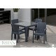 Σετ τραπέζι κήπου 1 τεμ. και 4 τεμ. Καρέκλες Badex Trendlux Σετ τραπέζι κήπου 1 τεμ. και 4 τεμ. Καρέκλες Badex Trendlux