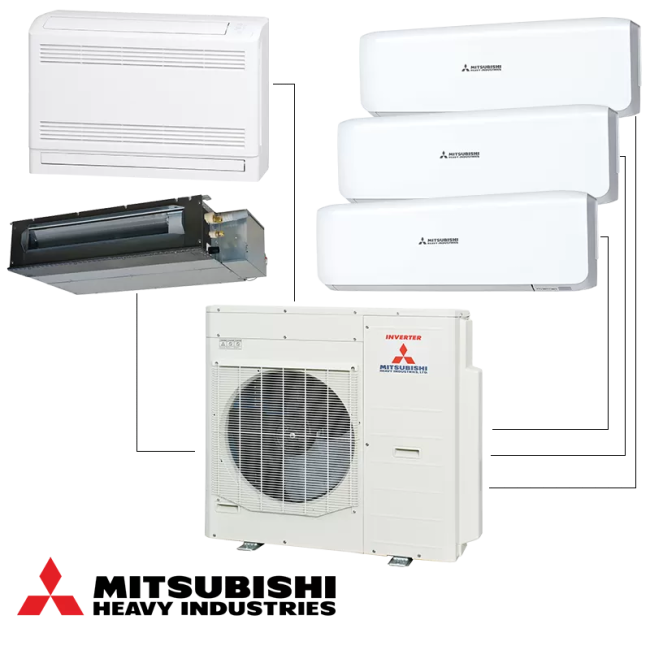 Εξωτερική μονάδα πολυδιάσπασης Mitsubishi Heavy Industries SCM100ZS-W Εξωτερική μονάδα πολυδιάσπασης Mitsubishi Heavy Industries SCM100ZS-W