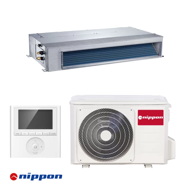 Κλιματιστικό κανάλων Nippon NTIU-12HWFNX-Q + NOB30U-12HFN8-Q Κλιματιστικό κανάλων Nippon NTIU-12HWFNX-Q + NOB30U-12HFN8-Q
