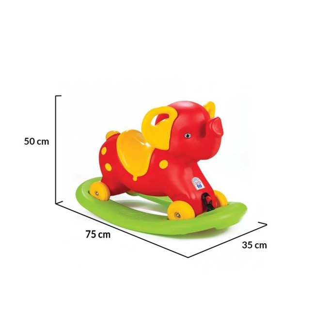 Swing Elephant 07523 κόκκινο