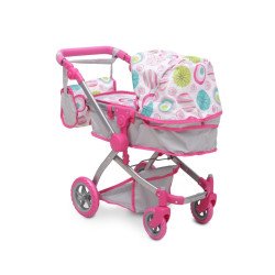 Καρότσι κούκλας Pink Rose 9651B Καρότσι κούκλας Pink Rose 9651B