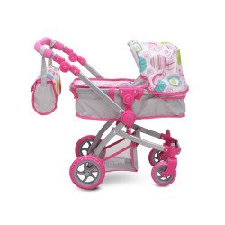 Καρότσι κούκλας Pink Rose 9651B Καρότσι κούκλας Pink Rose 9651B