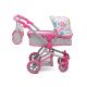Καρότσι κούκλας Pink Rose 9651B Καρότσι κούκλας Pink Rose 9651B