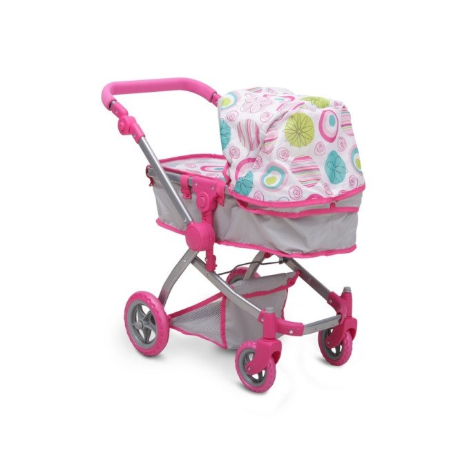 Καρότσι κούκλας Pink Rose 9651B Καρότσι κούκλας Pink Rose 9651B