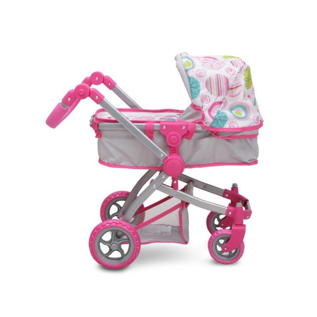 Καρότσι κούκλας Pink Rose 9651B Καρότσι κούκλας Pink Rose 9651B