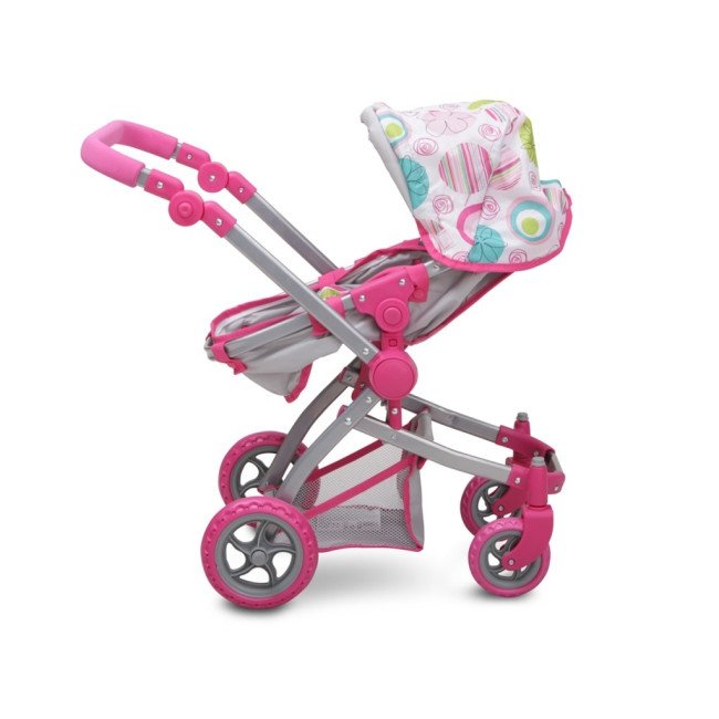 Καρότσι κούκλας Pink Rose 9651B Καρότσι κούκλας Pink Rose 9651B
