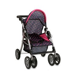 Καρότσι κούκλας Pinky dots 9352 Καρότσι κούκλας Pinky dots 9352