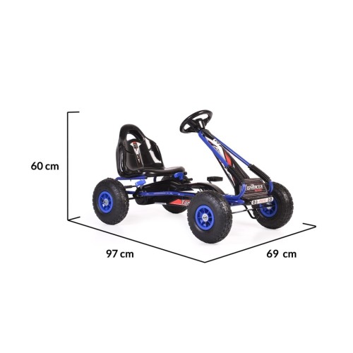 Top Racer GA815 pedal kart μπλε Top Racer GA815 pedal kart μπλε