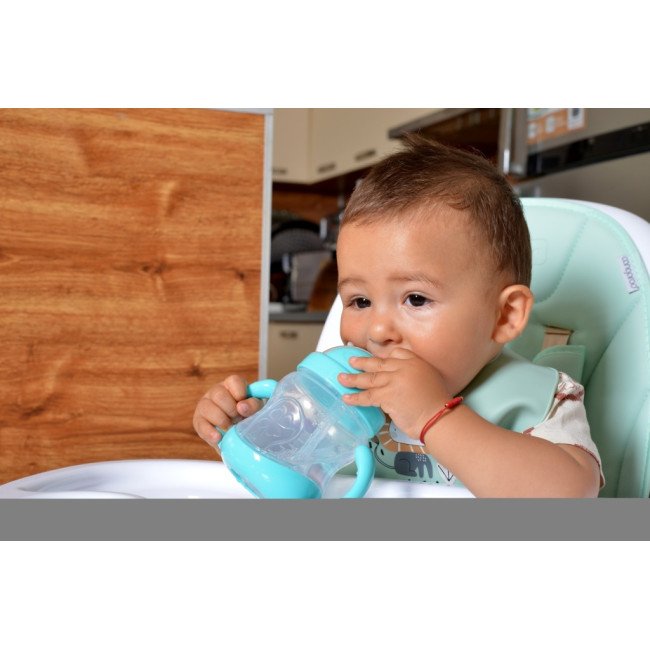 Κύπελλο με πλαστικό καλαμάκι 280ml C0582 μπλε Κύπελλο με πλαστικό καλαμάκι 280ml C0582 μπλε
