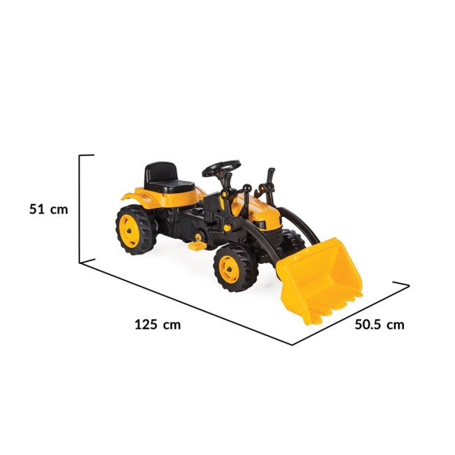 Tractor Active με κουπί 07315 κίτρινο