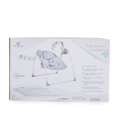 Ηλεκτρική κούνια Baby Swing+ γκρι Ηλεκτρική κούνια Baby Swing+ γκρι