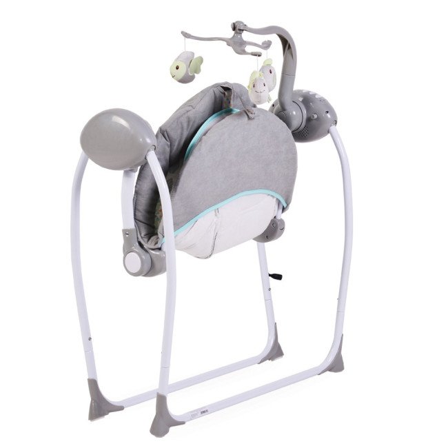 Ηλεκτρική κούνια Baby Swing+ γκρι