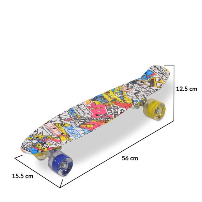 Skateboard Hipster LED 22