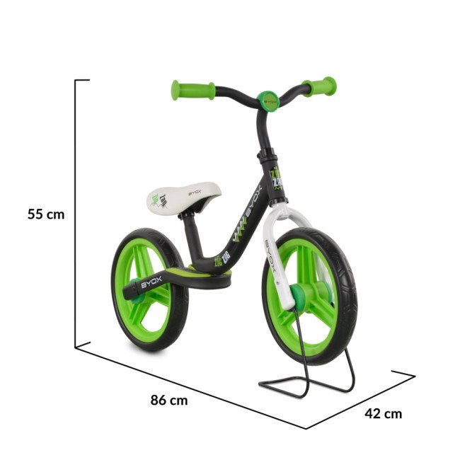 BALANCE BIKE Zig Zag πράσινο