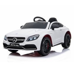 Αυτοκίνητο με μπαταρία Mercedes C63S QY1588 λευκό Αυτοκίνητο με μπαταρία Mercedes C63S QY1588 λευκό