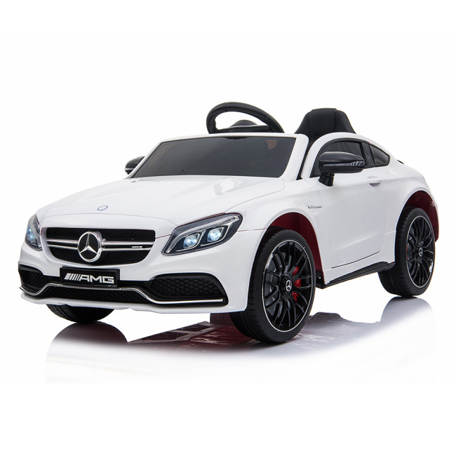 Αυτοκίνητο με μπαταρία Mercedes C63S QY1588 λευκό