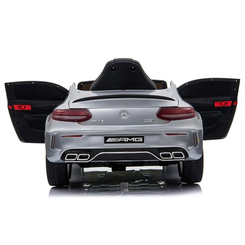 Αυτοκίνητο με μπαταρία Mercedes C63S QY1588 γκρι μεταλλικό Αυτοκίνητο με μπαταρία Mercedes C63S QY1588 γκρι μεταλλικό