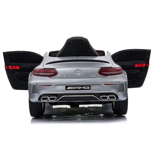 Αυτοκίνητο με μπαταρία Mercedes C63S QY1588 γκρι μεταλλικό Αυτοκίνητο με μπαταρία Mercedes C63S QY1588 γκρι μεταλλικό
