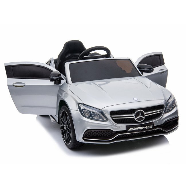 Αυτοκίνητο με μπαταρία Mercedes C63S QY1588 γκρι μεταλλικό Αυτοκίνητο με μπαταρία Mercedes C63S QY1588 γκρι μεταλλικό