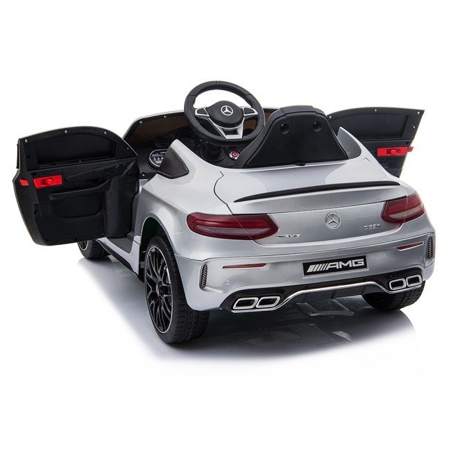 Αυτοκίνητο με μπαταρία Mercedes C63S QY1588 γκρι μεταλλικό Αυτοκίνητο με μπαταρία Mercedes C63S QY1588 γκρι μεταλλικό