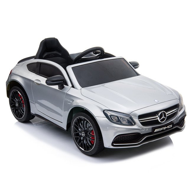 Αυτοκίνητο με μπαταρία Mercedes C63S QY1588 γκρι μεταλλικό Αυτοκίνητο με μπαταρία Mercedes C63S QY1588 γκρι μεταλλικό