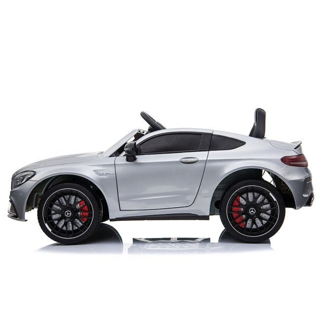 Αυτοκίνητο με μπαταρία Mercedes C63S QY1588 γκρι μεταλλικό Αυτοκίνητο με μπαταρία Mercedes C63S QY1588 γκρι μεταλλικό