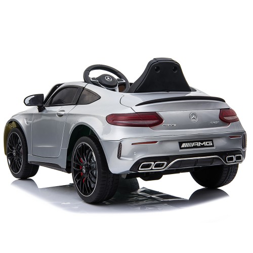 Αυτοκίνητο με μπαταρία Mercedes C63S QY1588 γκρι μεταλλικό Αυτοκίνητο με μπαταρία Mercedes C63S QY1588 γκρι μεταλλικό