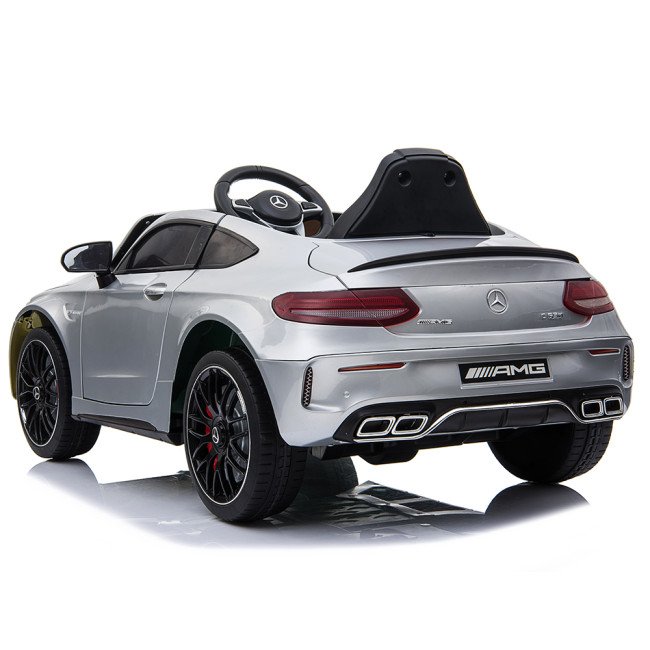 Αυτοκίνητο με μπαταρία Mercedes C63S QY1588 γκρι μεταλλικό Αυτοκίνητο με μπαταρία Mercedes C63S QY1588 γκρι μεταλλικό