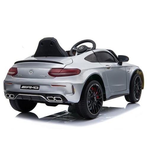 Αυτοκίνητο με μπαταρία Mercedes C63S QY1588 γκρι μεταλλικό Αυτοκίνητο με μπαταρία Mercedes C63S QY1588 γκρι μεταλλικό