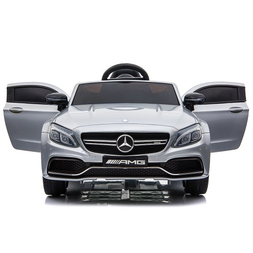 Αυτοκίνητο με μπαταρία Mercedes C63S QY1588 γκρι μεταλλικό Αυτοκίνητο με μπαταρία Mercedes C63S QY1588 γκρι μεταλλικό