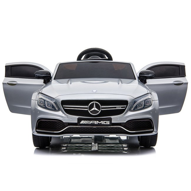 Αυτοκίνητο με μπαταρία Mercedes C63S QY1588 γκρι μεταλλικό Αυτοκίνητο με μπαταρία Mercedes C63S QY1588 γκρι μεταλλικό