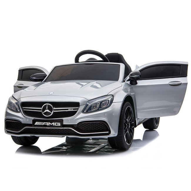 Αυτοκίνητο με μπαταρία Mercedes C63S QY1588 γκρι μεταλλικό Αυτοκίνητο με μπαταρία Mercedes C63S QY1588 γκρι μεταλλικό