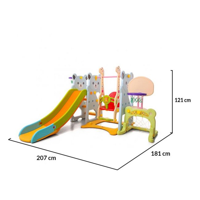 Bear 18004 Swing and Basketball Hoop Slide