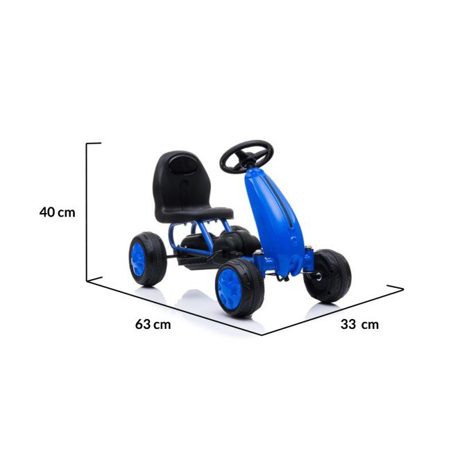 Blaze Kart Car - B001 μπλε Blaze Kart Car - B001 μπλε