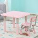 Τραπέζι με μια καρέκλα Lala pink 18106