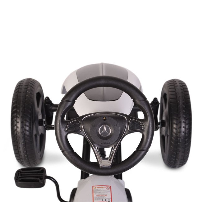 Karting Mercedes Benz Go Kart EVA λευκό