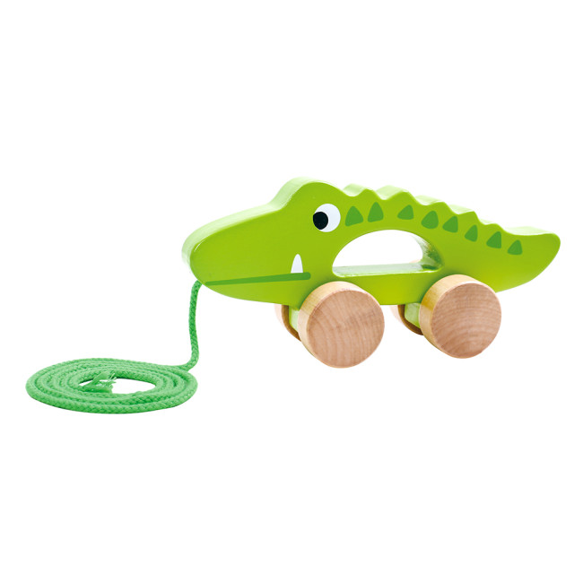 Ξύλινο παιχνίδι έλξης Crocodile TKC265