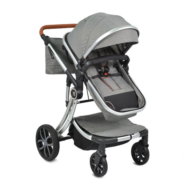 Μικτό καρότσι Polly 3 σε 1 γκρι