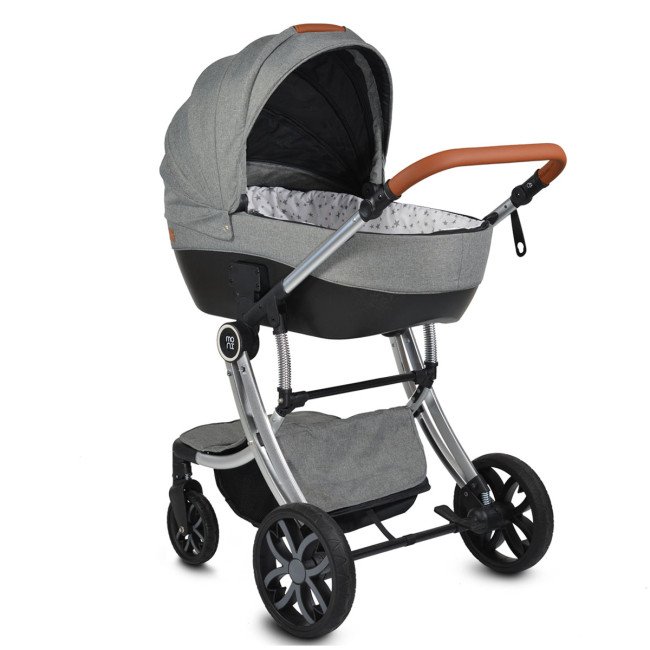 Μικτό καρότσι Polly 3 σε 1 γκρι