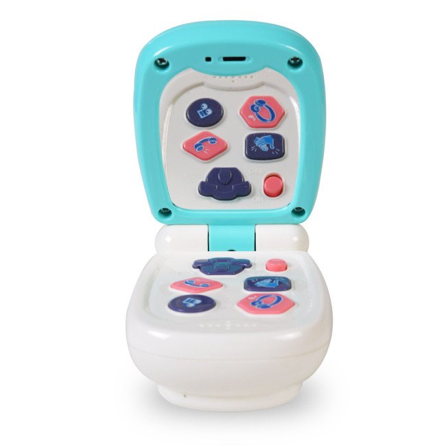 Baby music phone με κάλυμμα Green K999-95B