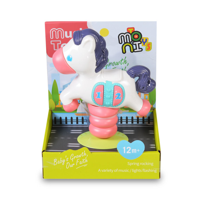 Baby Musical Light Up Pony K999-138B Baby Musical Light Up Pony K999-138B