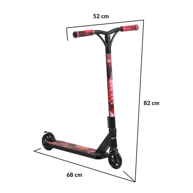 Scooter Stunt Shock κόκκινο