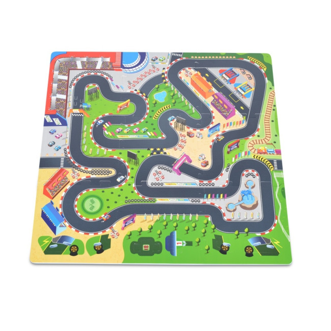 Μαλακό παζλ-χαλί Racing Track - 3018