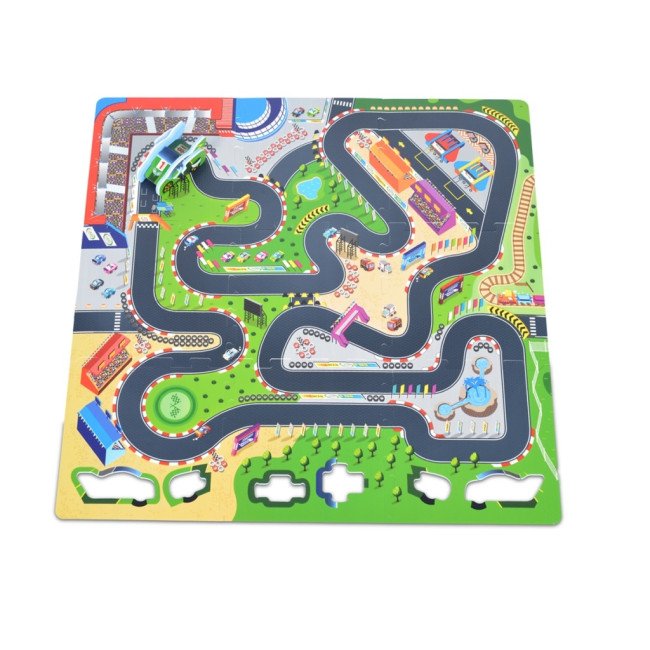 Μαλακό παζλ-χαλί Racing Track - 3018