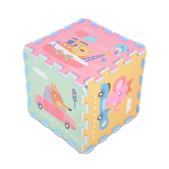 Soft puzzle-rug Transportation 3087