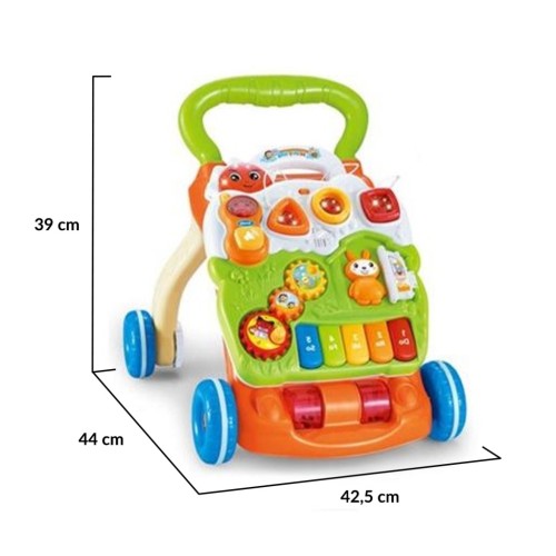 Πράσινο παιχνίδι Baby Piano Walker Πράσινο παιχνίδι Baby Piano Walker