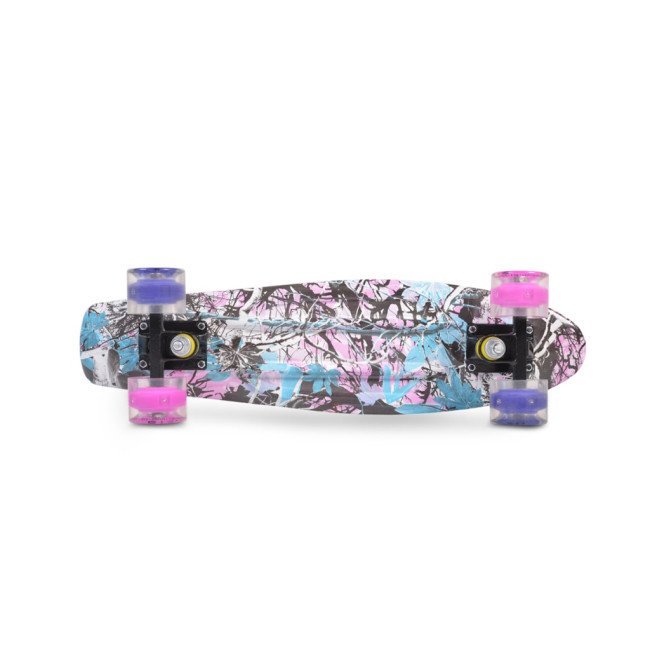 Skateboard Graffiti Pink LED 22