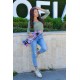 Skateboard Graffiti Pink LED 22 Skateboard Graffiti Pink LED 22
