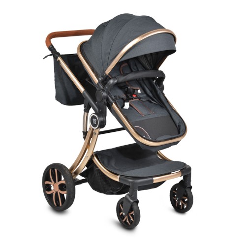 Μικτό καρότσι Polly 3 σε 1 μαύρο Μικτό καρότσι Polly 3 σε 1 μαύρο