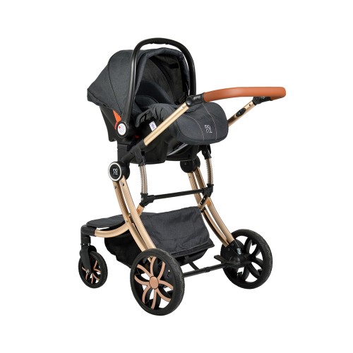 Μικτό καρότσι Polly 3 σε 1 μαύρο Μικτό καρότσι Polly 3 σε 1 μαύρο